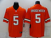 Nike Broncos 5 Teddy Bridgewater Orange Color Rush Limited Jersey,baseball caps,new era cap wholesale,wholesale hats